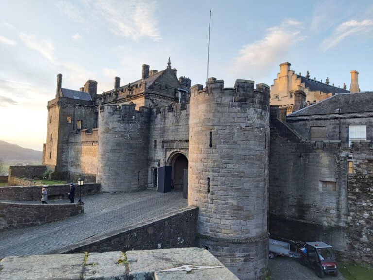 Stirling Castle Gatehouse where visitors enter