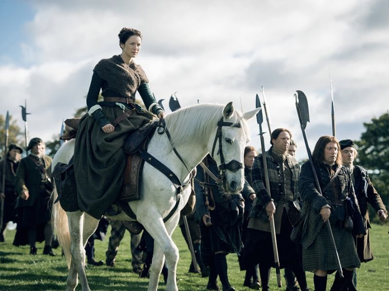 James from tour guide scotland in a outlander scene