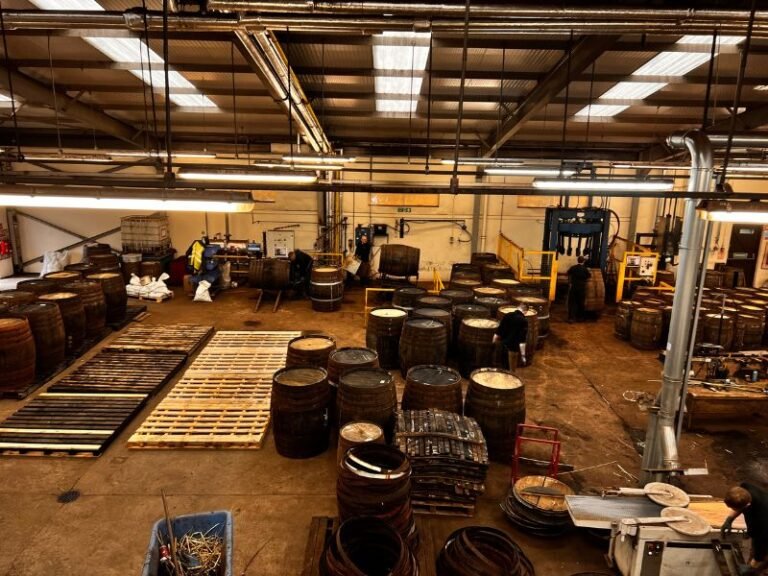 Balvenie Distillery Cooperage on our Speyside Whisky tour