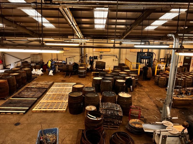 The Balvenie Distillery Cooperage Balvenie Distillery Cooperage on our Speyside Whisky tour
