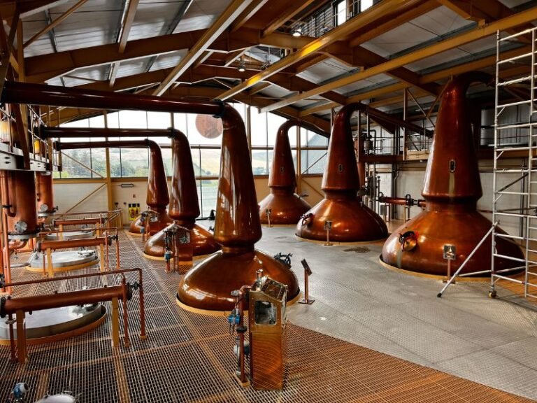 Glenlivit Distillery Stillhouse on our Speyside whisky tour