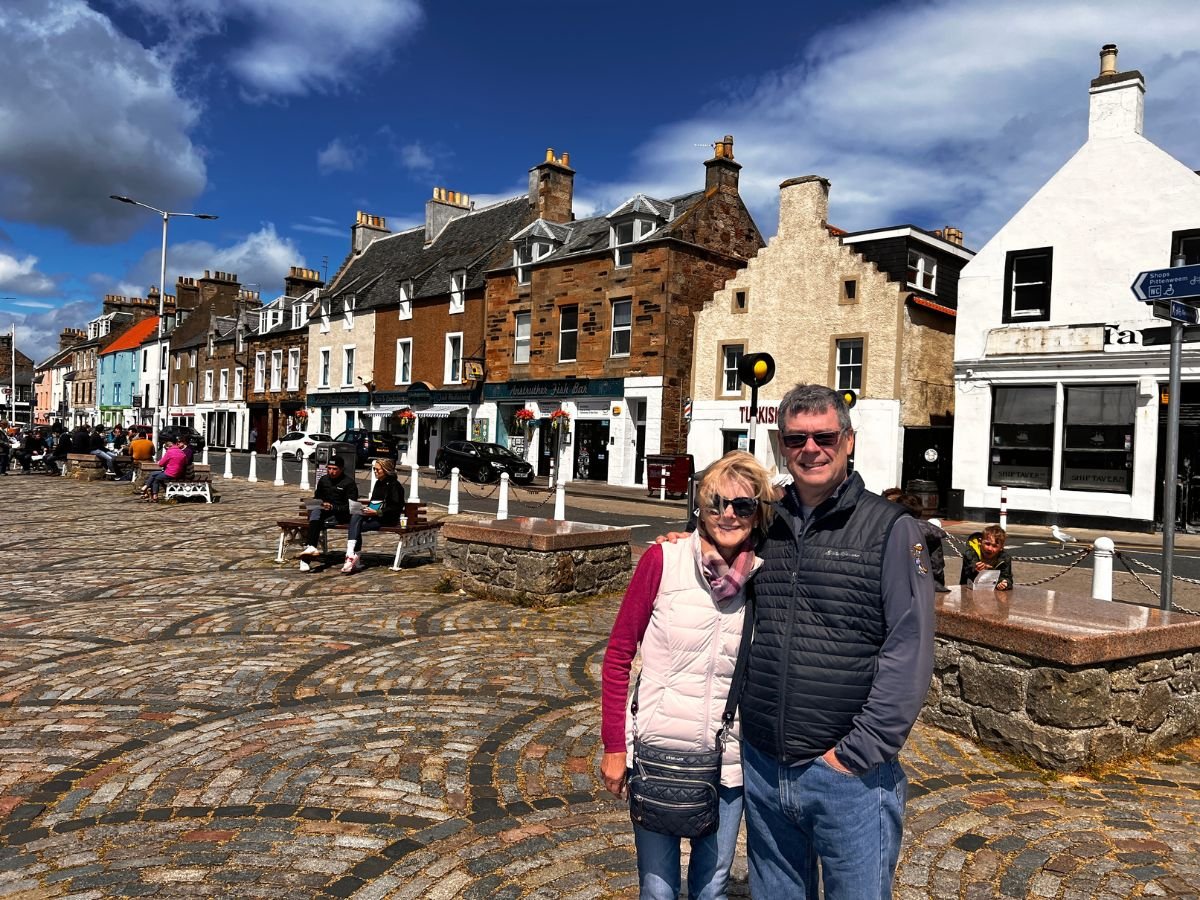 Anstruther Harbour beside the Anstruther Fish Bar Anstruther Harbour beside the Anstruther Fish Bar