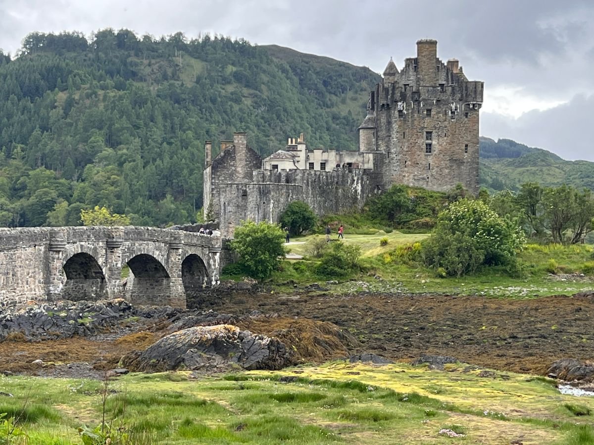 Eilean Donnan Castle Eilan donan castle from the carpark
