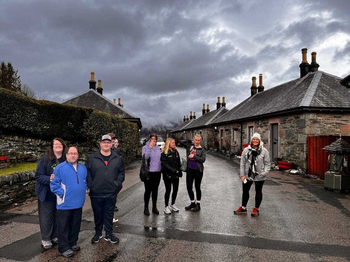 The village of Luss on Loch Lomond