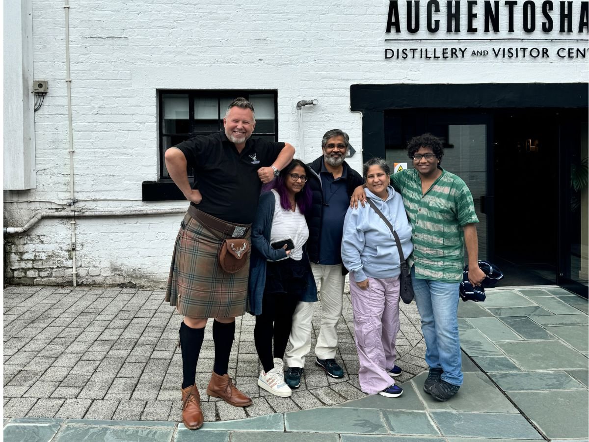 Auchentoshan Distillery on our Private Whisky Day Tour from Glasgow with Tour Guide Scotland