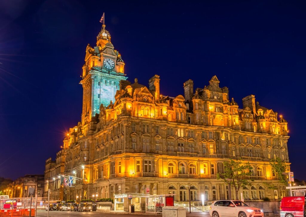 The Balmoral hotel on our private tours of Scotland from Edinburgh or Glasgow