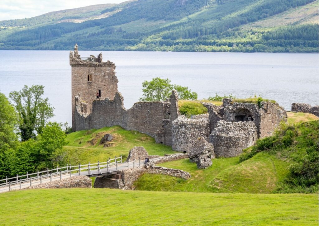 Urquhart castle on Loch Ness on our private tours of Scotland from Edinburgh or Glasgow