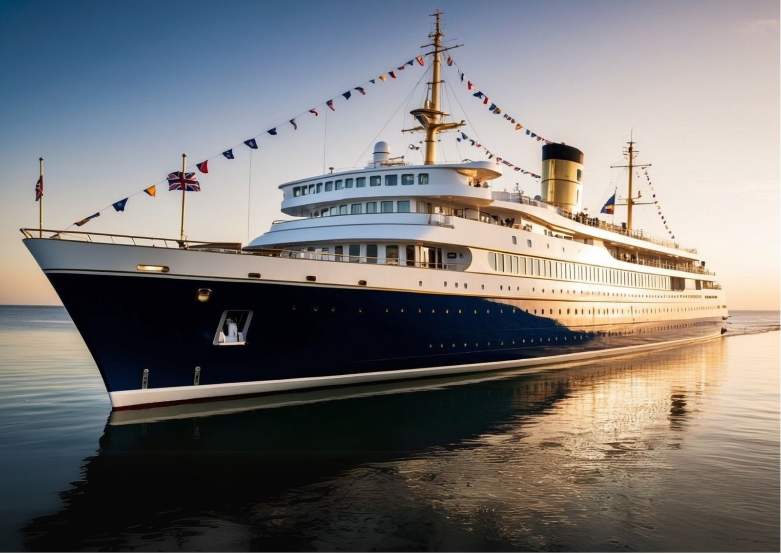 The Royal Yacht Britannia on our private day