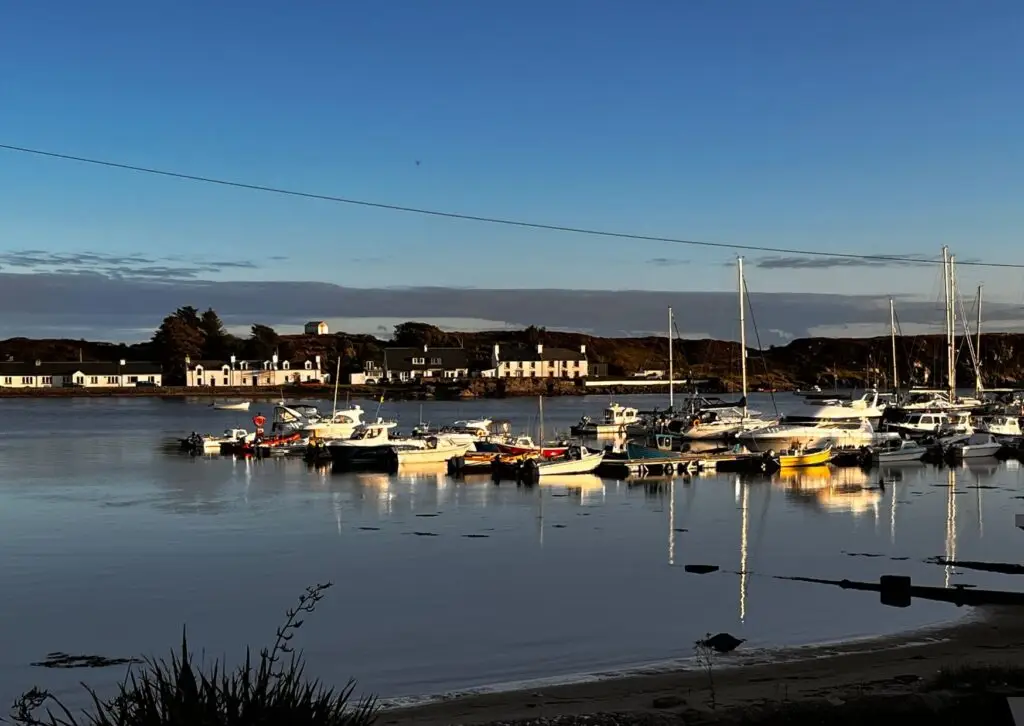 Port Charlotte on Islay at www.TourGuideScotland.com