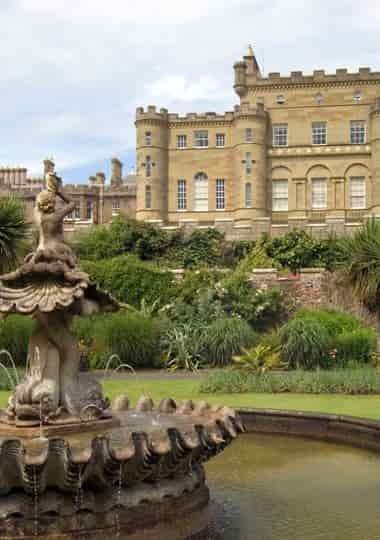 Culzean Castle perched on a clifftop above the Ayrshire coast