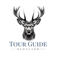 Tour Guide Scotland (small) (1) Tour Guide Scotland logo with stag head illustration